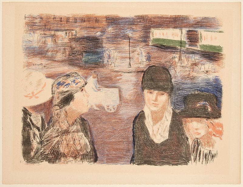 Place Clichy (1922) by Pierre Bonnard