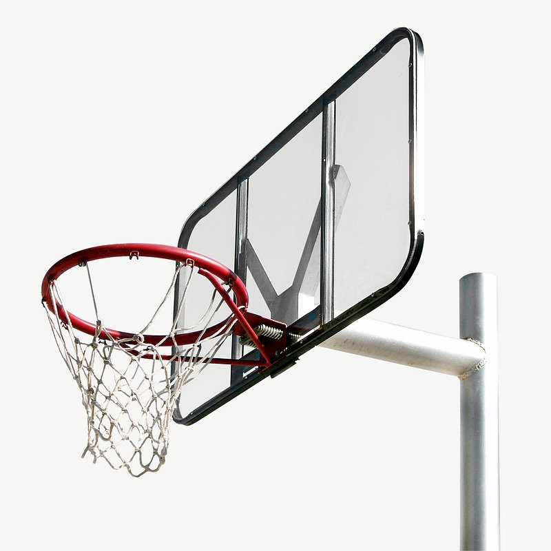 Basketball Hoop Isolated Stock Photo - Download Image Now