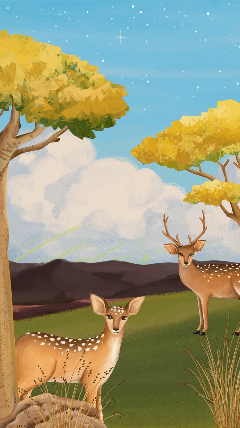 Cute cheetah iPhone wallpaper, drawing  Premium Photo Illustration -  rawpixel