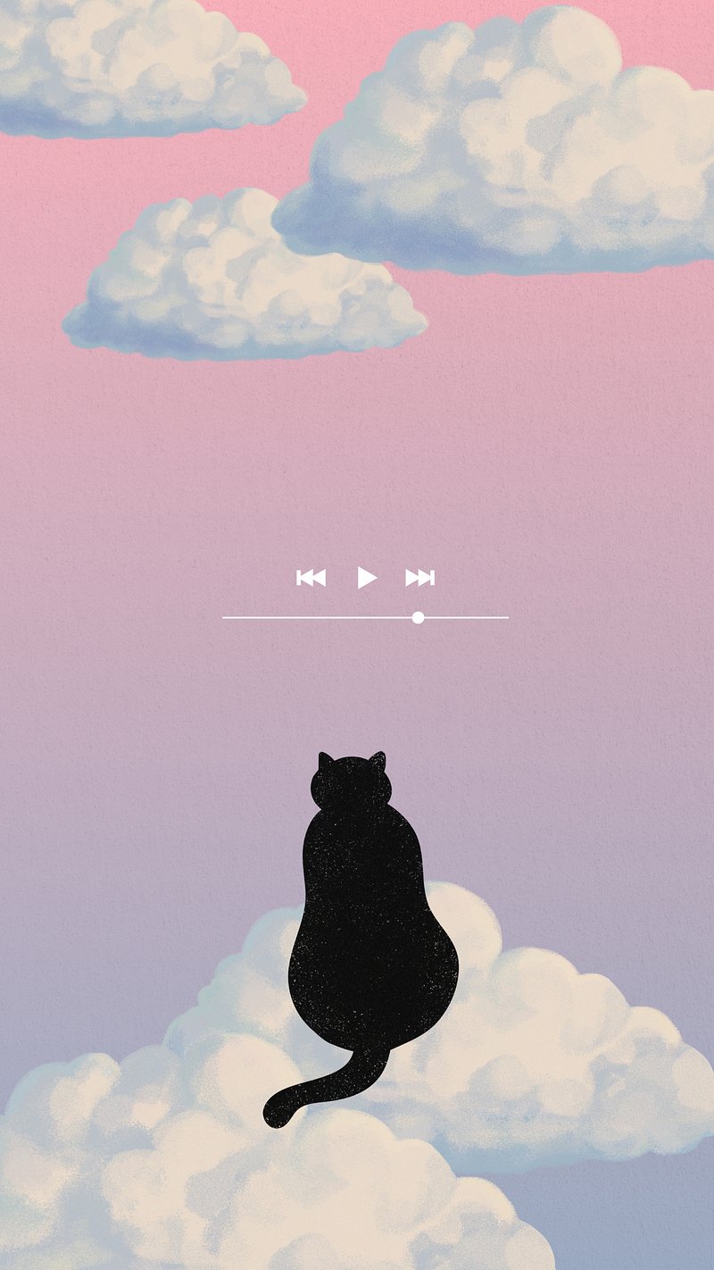 Cute Cat Aesthetic Wallpaper Download  MobCup