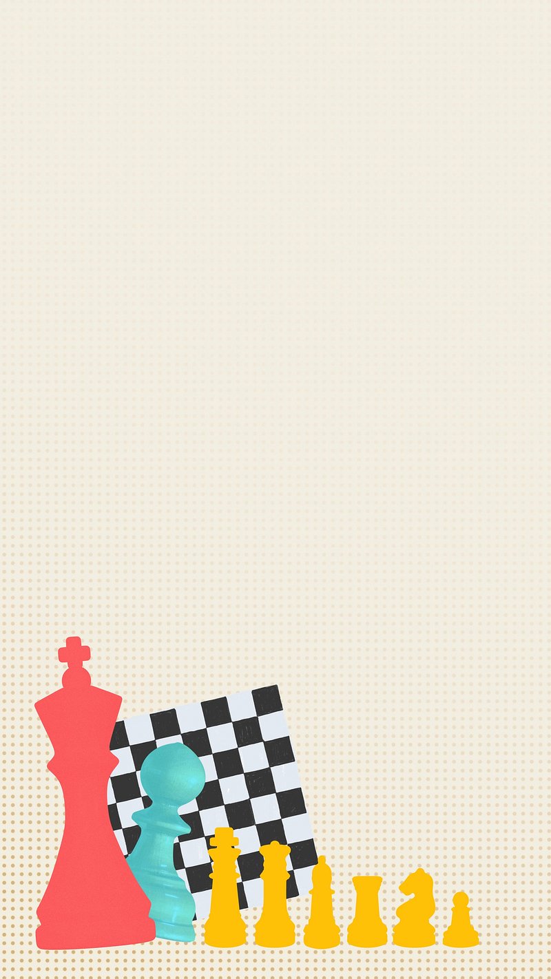 Chess, game, red, soldiers, HD phone wallpaper