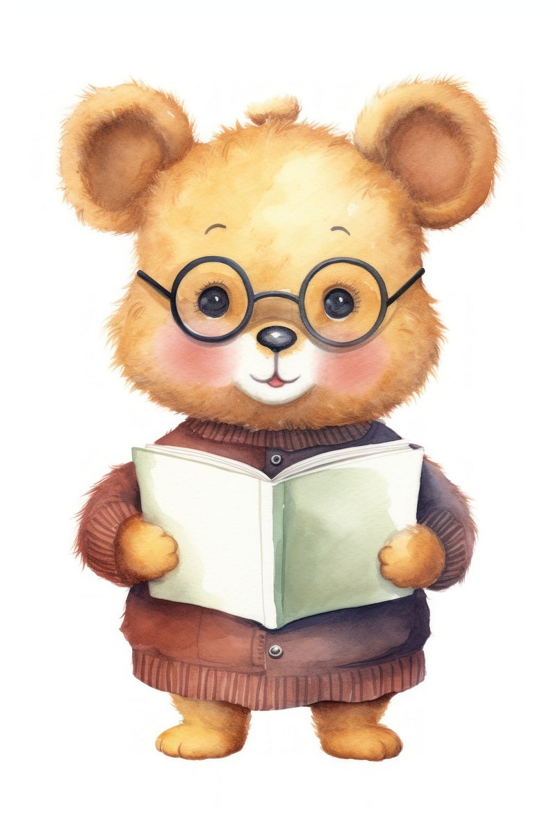 Reading Book Series Cartoon Creative Library Borrowing Cute - Temu