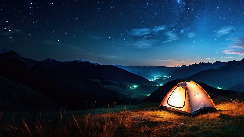 Daily Wallpaper: Camping in Swiss Mountains | I Like To Waste My Time