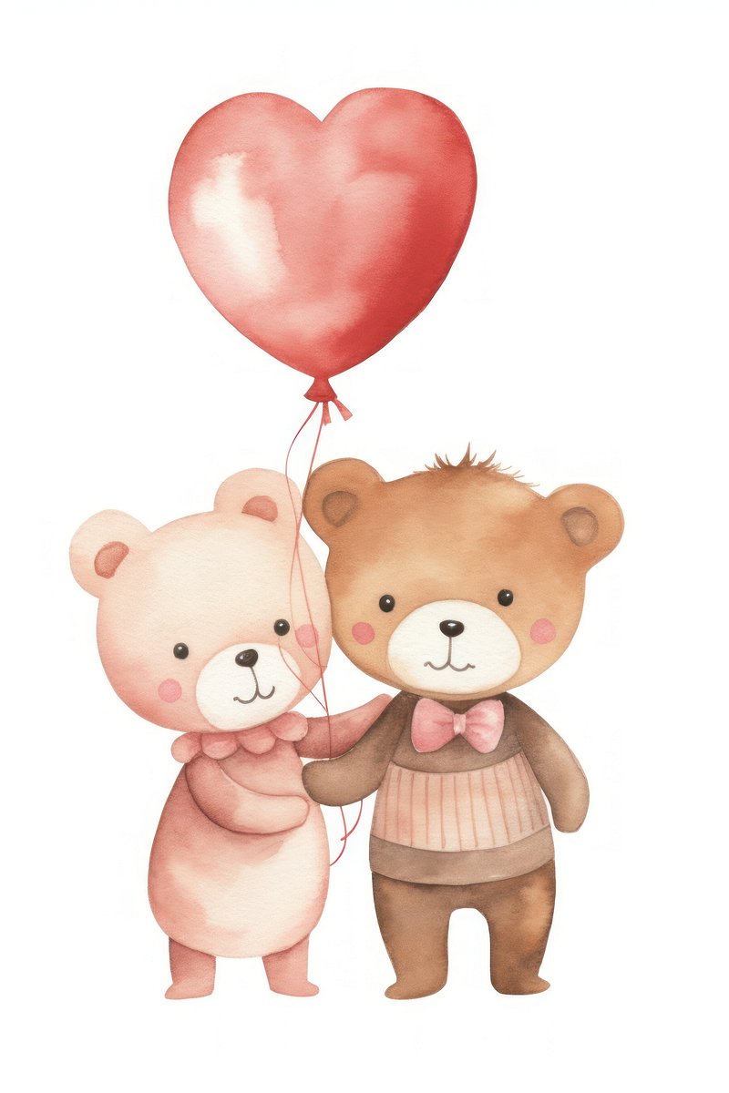 Teddy Bear Holding a Heart in Its Paws Stock Illustration - Illustration of  brown, graphic: 255596908