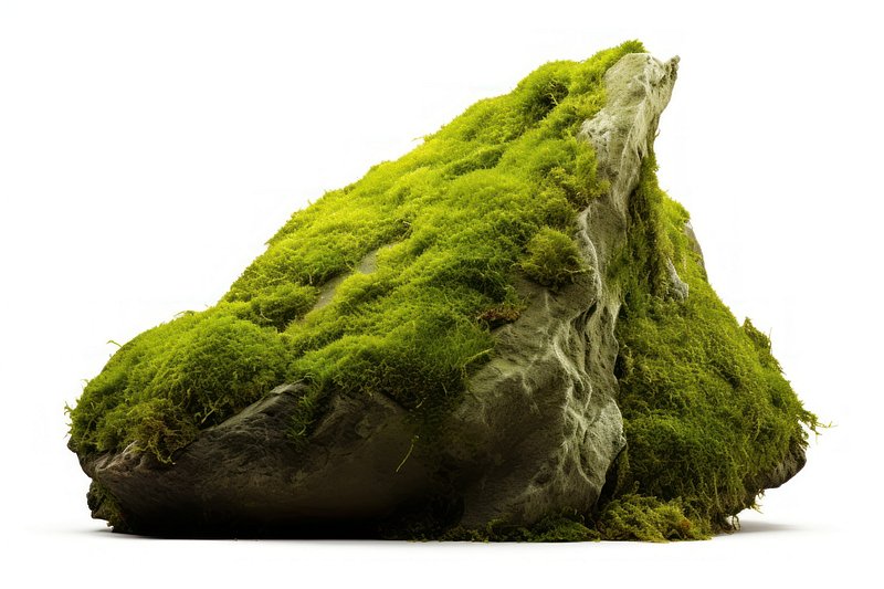 Rocks With Moss Stock Photo - Download Image Now - Backgrounds