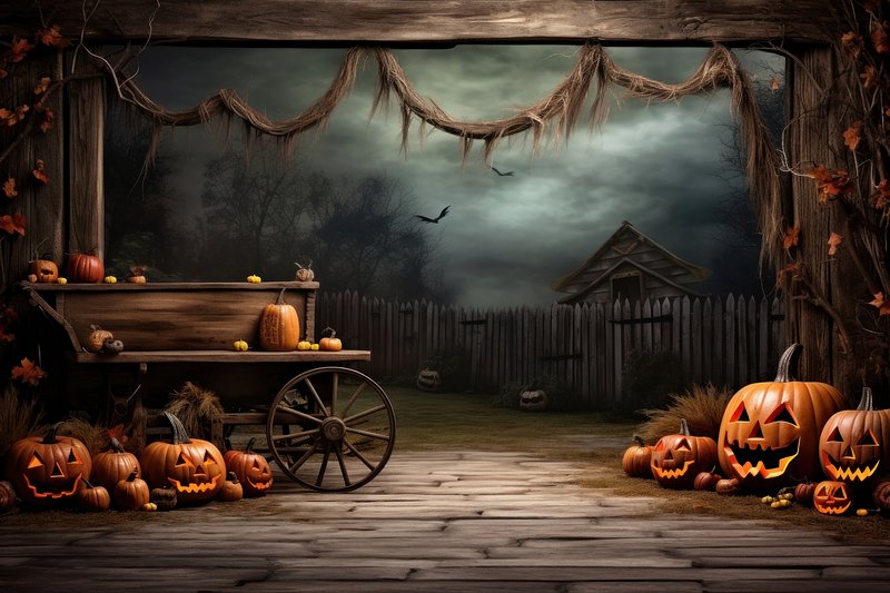 Premium AI Image  Halloween vampire wallpaper background