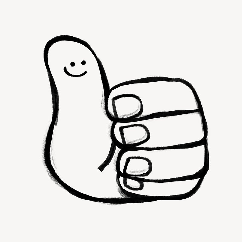 How to draw a hand thumbs up | Easy Drawings - YouTube