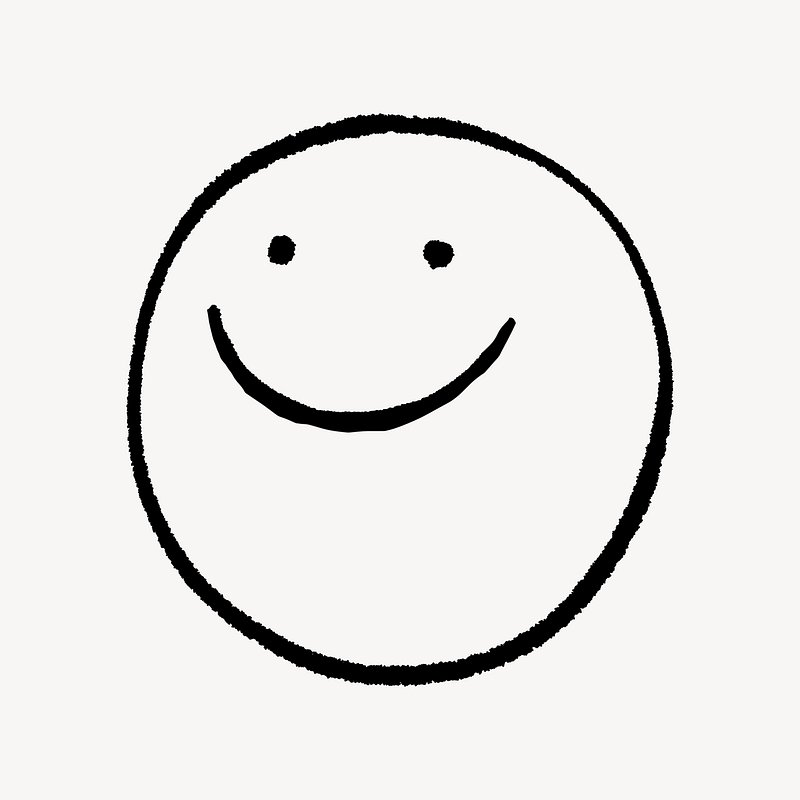 Happy face icon doodle illustration | Free Photo Illustration - rawpixel