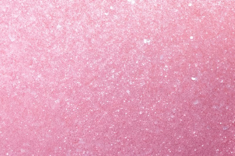 Pink glitter texture on black background Vector Image