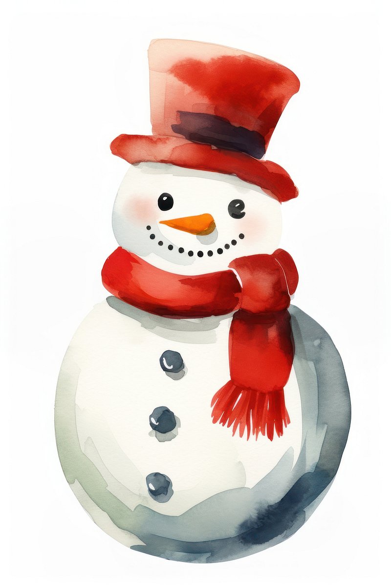 Update 177+ christmas snowman drawing latest