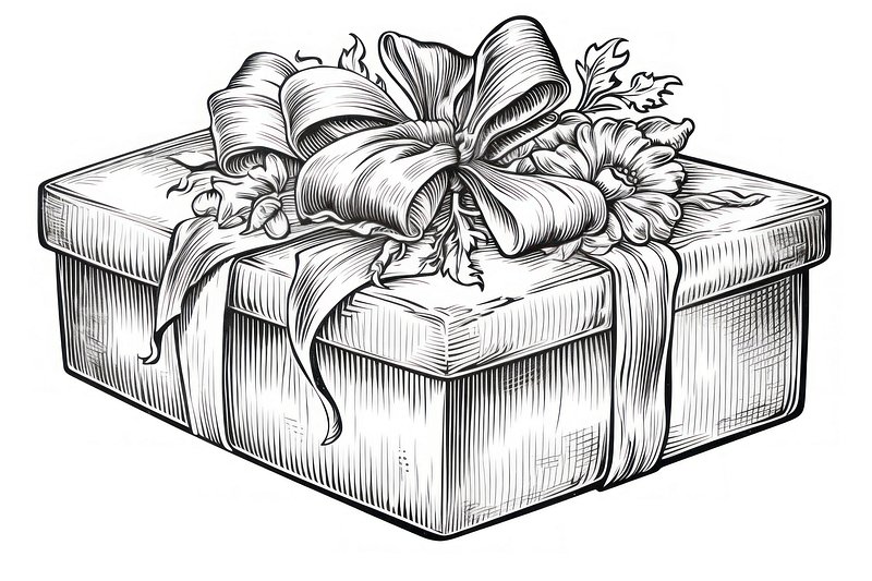 84+ Thousand Christmas Gift Line Art Royalty-Free Images, Stock Photos &  Pictures