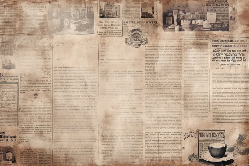 Old paper texture background. Newspaper page vintage style and space for  text can use wallpaper design .. Stock Photo