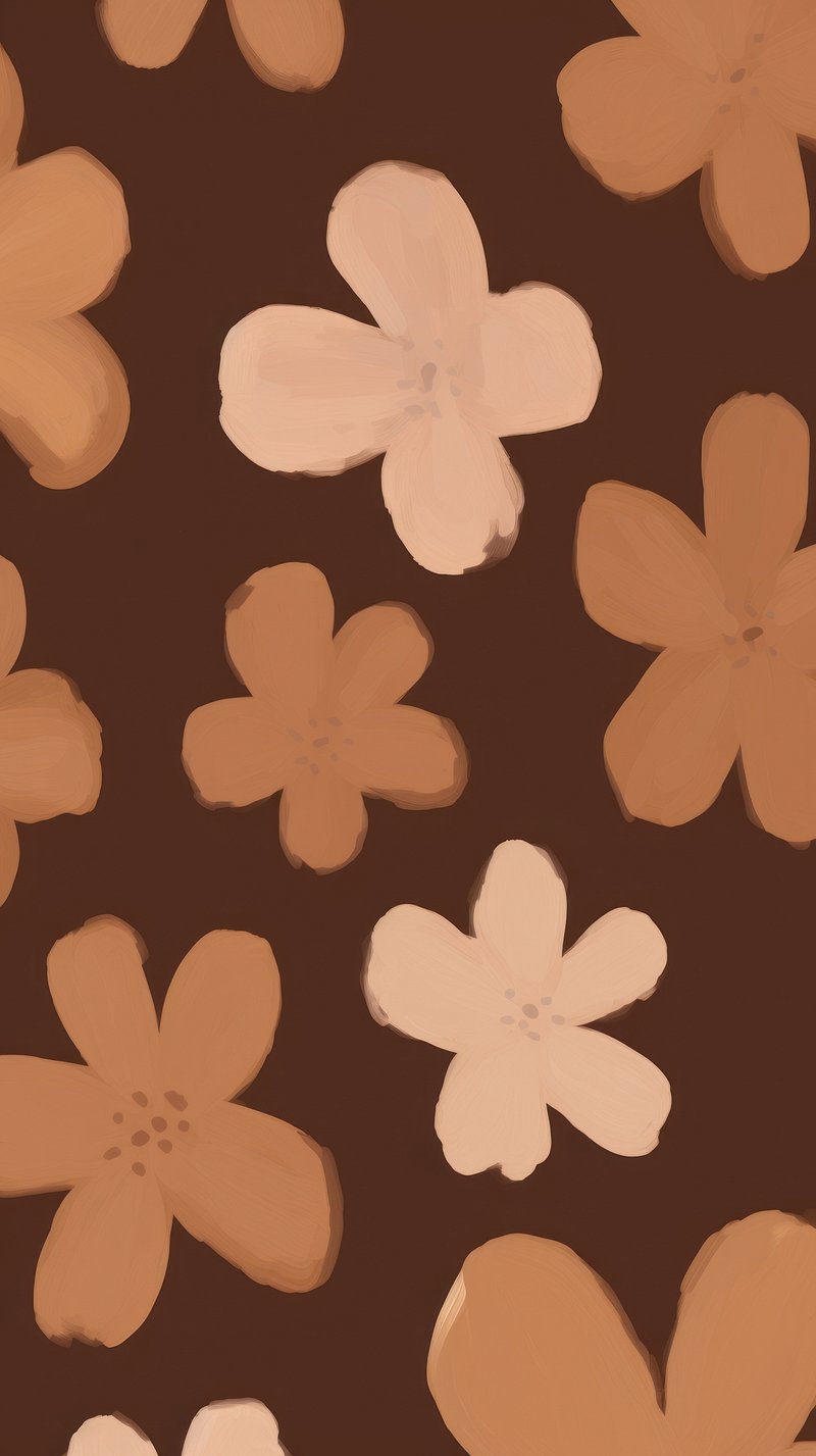 Brown sale patterned wallpaper