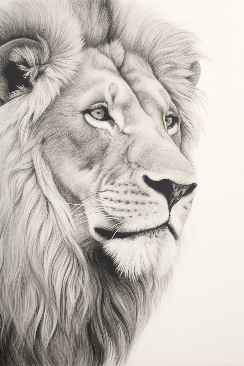 Lion sketches : r/drawing