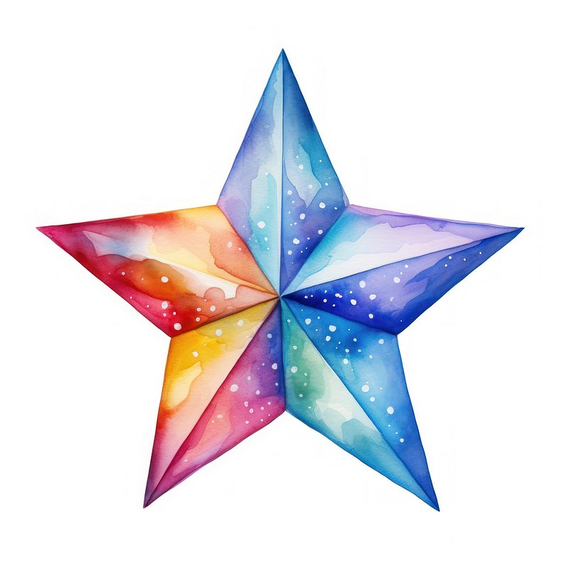 Star symbol white background creativity. | Premium Photo Illustration ...