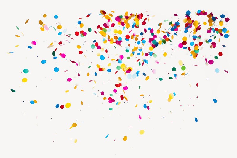 colorful confetti paper falling isolated on transparent background ,  confetti cut out ,generative ai 27521124 PNG