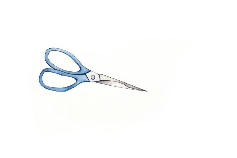 Premium PSD  3d cosmetic scissors icon