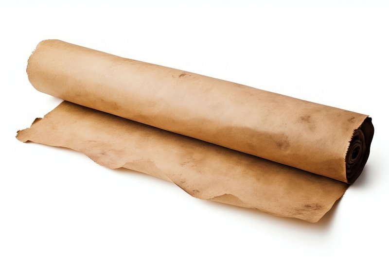 Hand drawn parchment paper roll design element, free image by rawpixel.com  / Hein