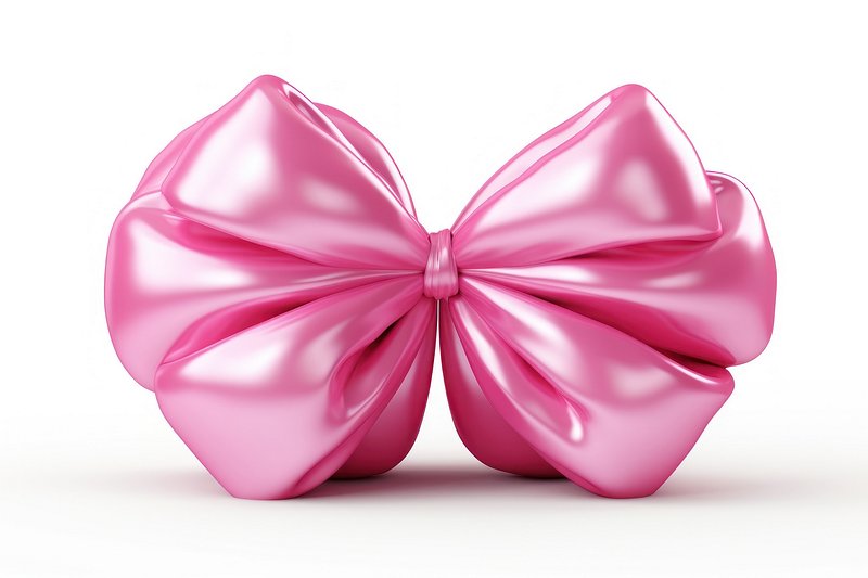 Pink silk ribbon stock image. Image of birthday, generous - 2539673