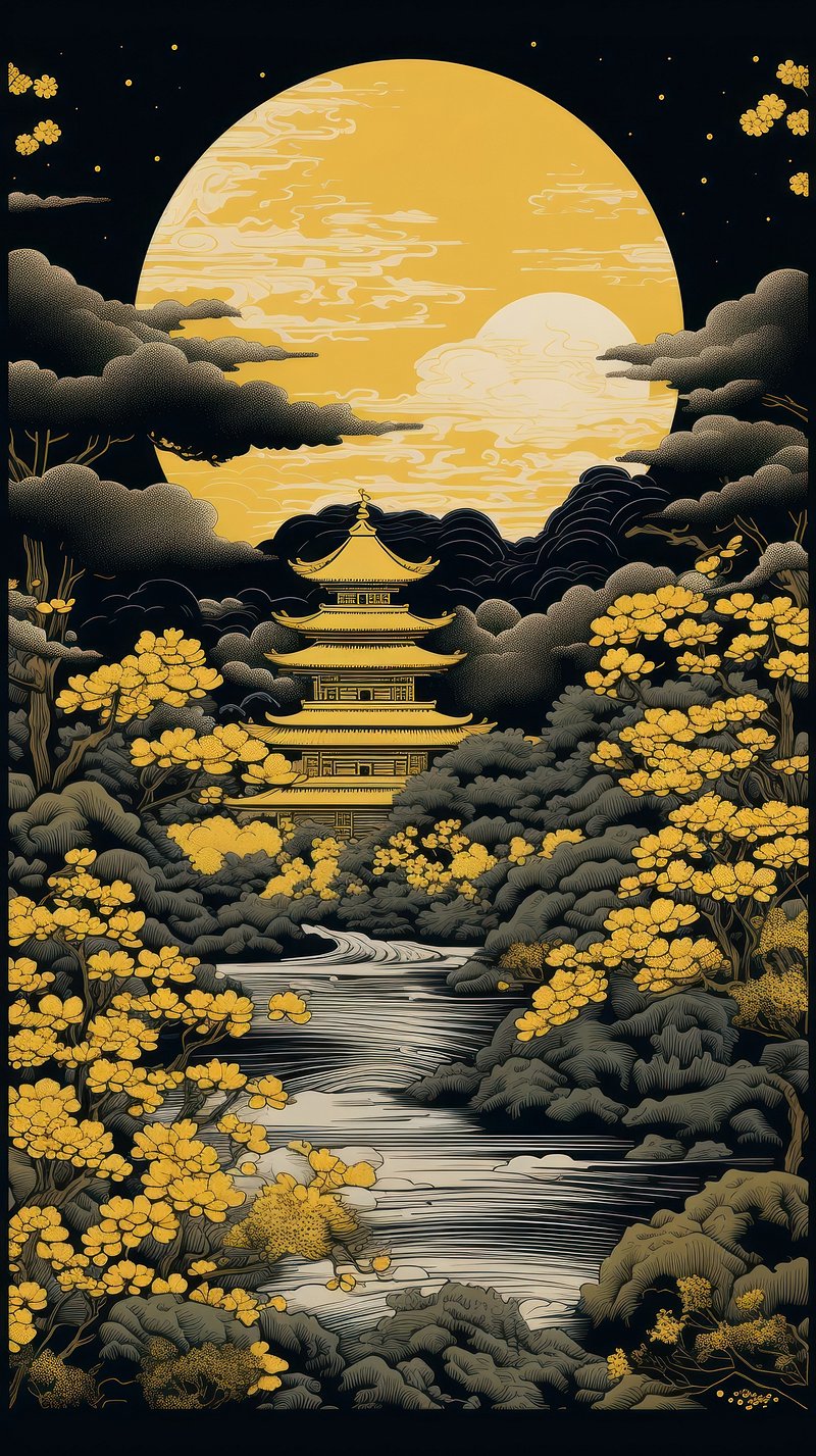 Japanese Art Prints  Free Aesthetic Art, Illustrations & Graphic Images -  rawpixel