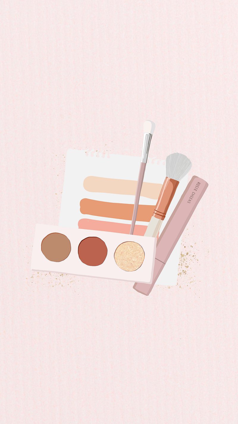 Makeup Background Images | Free iPhone & Zoom HD Wallpapers & Vectors ...