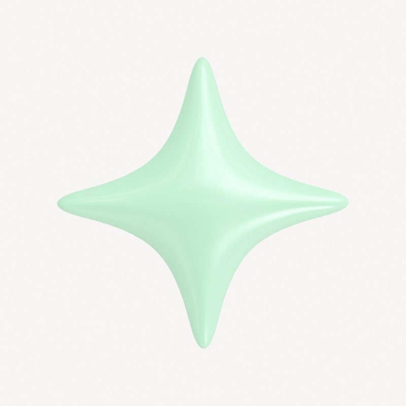 Mint green sphere png 3D