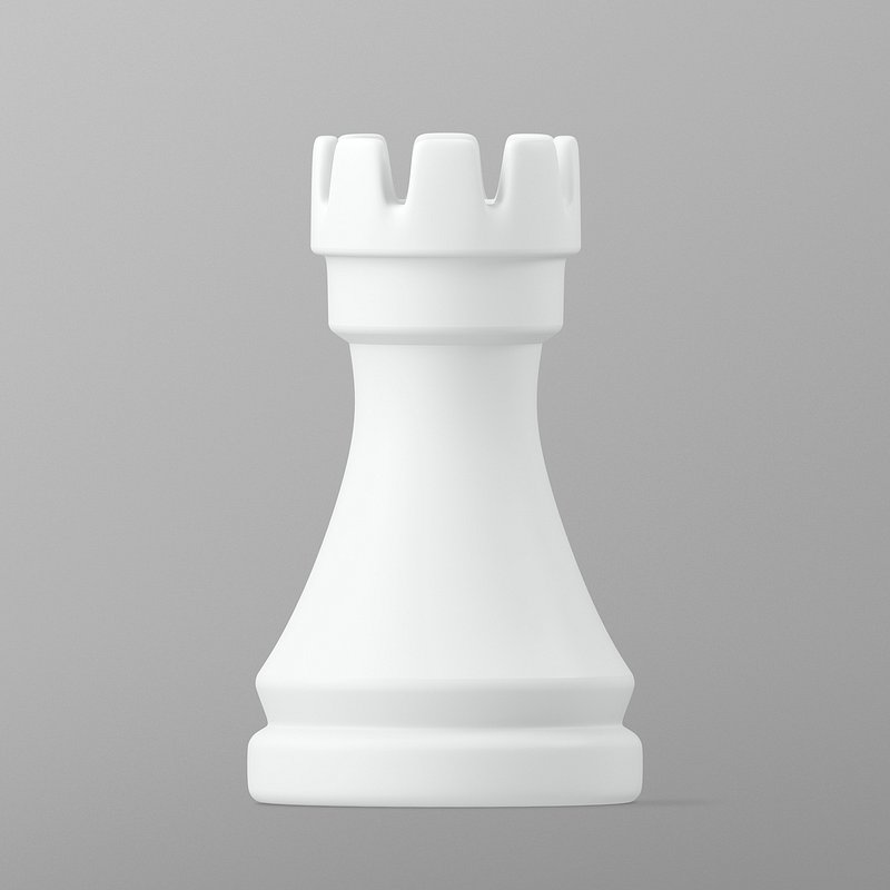 Rook chess piece clipart, 3D | Free Photo - rawpixel