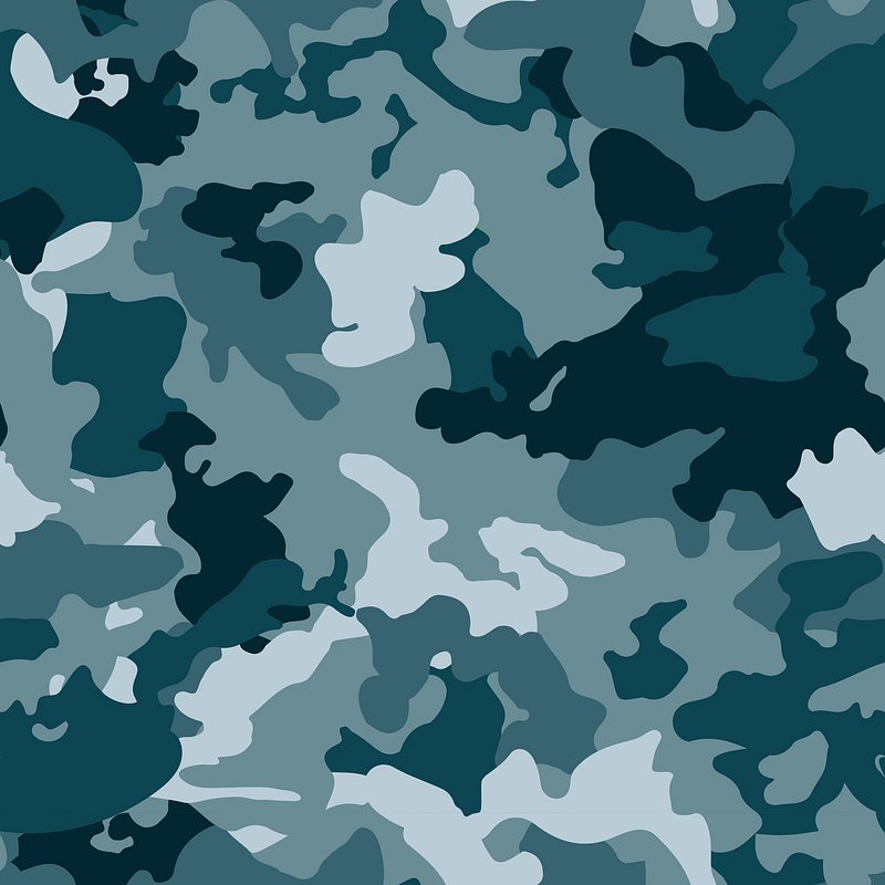 Camouflage pattern background, seamless vector illustration