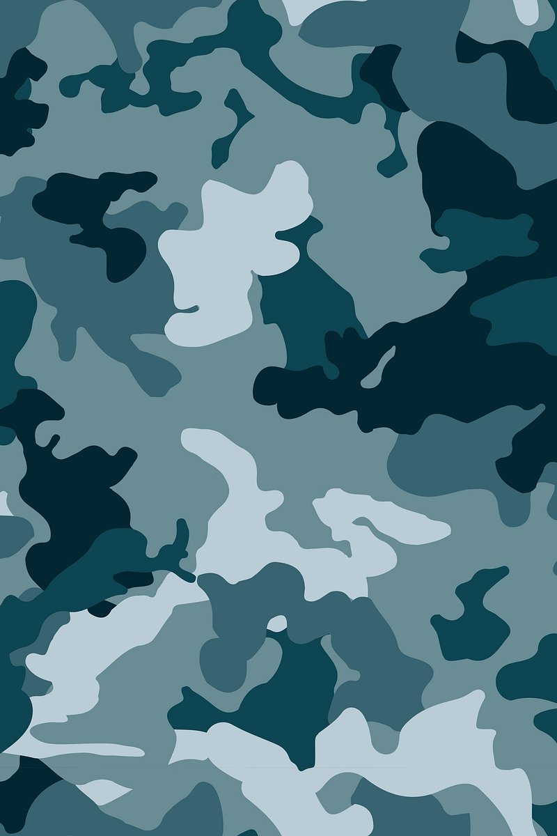 Aesthetic blue camo pattern background | Free Photo - rawpixel