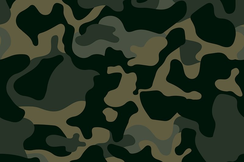 Seamless Camo Pattern Wallpaper Background High-Res Vector Graphic