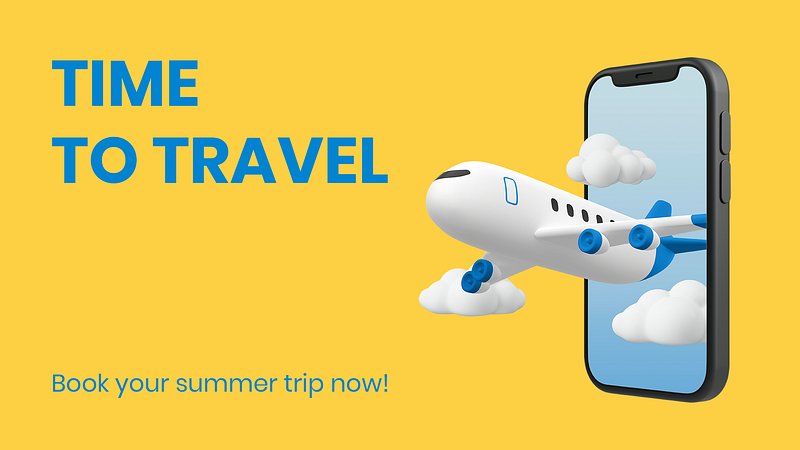 Travel blog banner template, summer | Free PSD Template - rawpixel