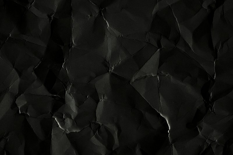 black folded paper texture