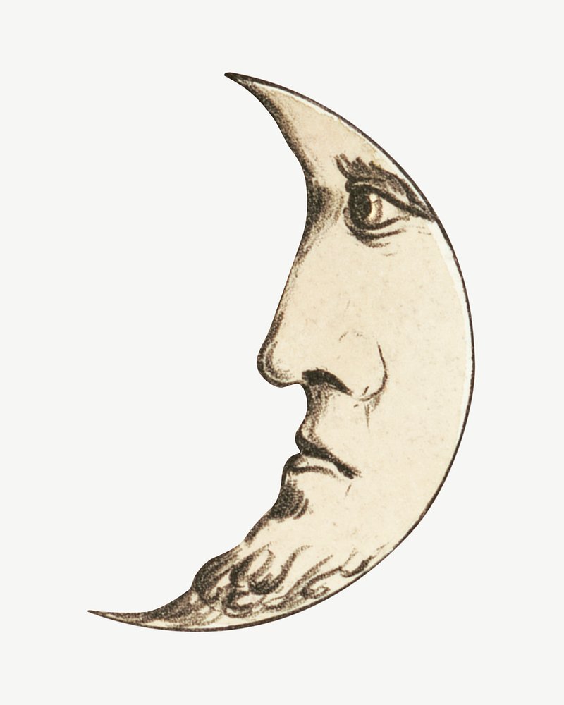 medieval moon face