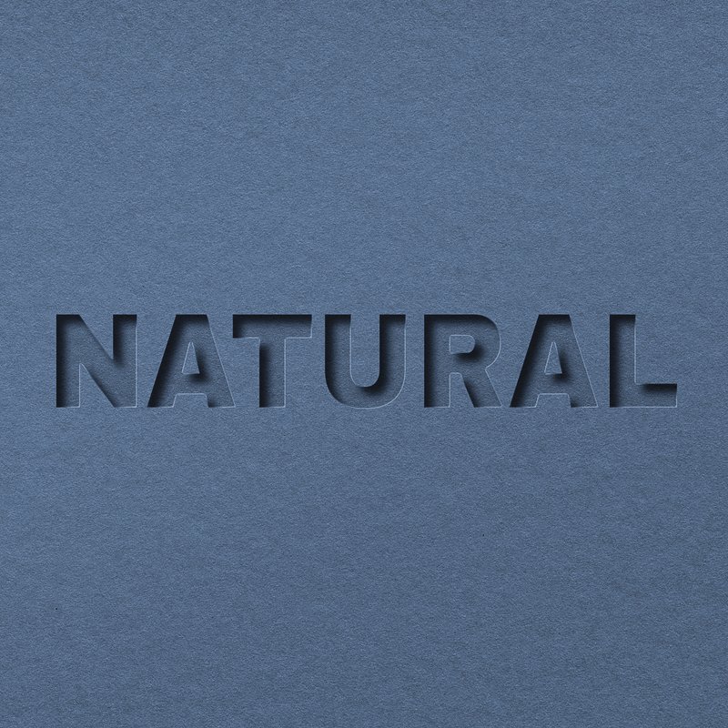 Paper cut natural word font | Free Photo - rawpixel