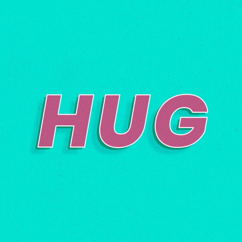 hug-retro-typography-word-art-free-photo-rawpixel