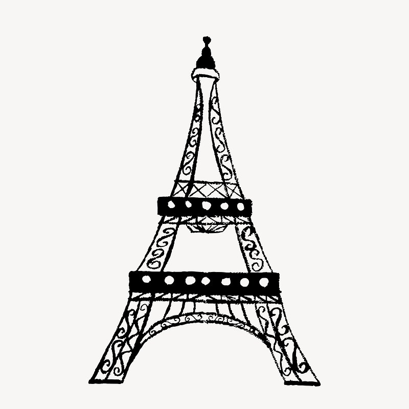 architectural design studies of Eiffel Tower, | Stable Diffusion