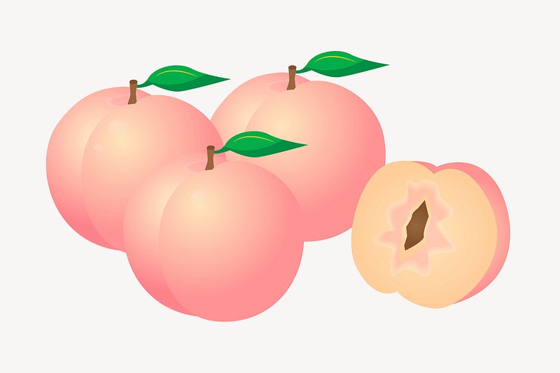 peach clipart