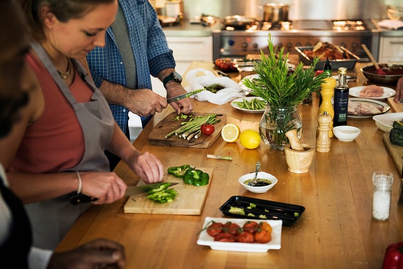 Cooking for friends