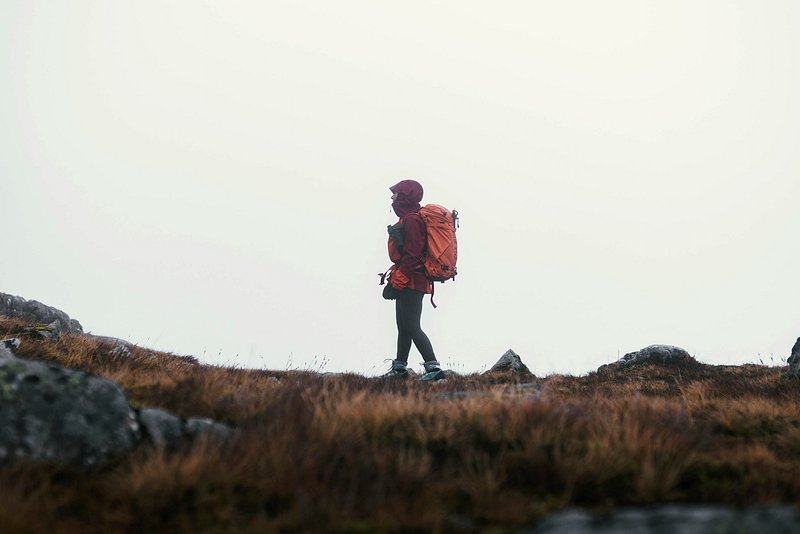 Hiker at Buachaille Etive Beag | Premium Photo - rawpixel