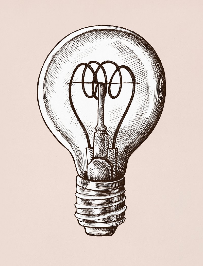 Animated drawing light bulb | Stock Video | Pond5