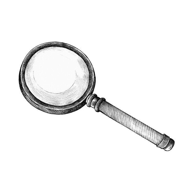 Clipart  Magnifying Glass Easy Drawing Transparent PNG  2400x1764  Free  Download on NicePNG
