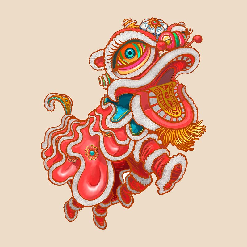 chinese dragon costume drawing