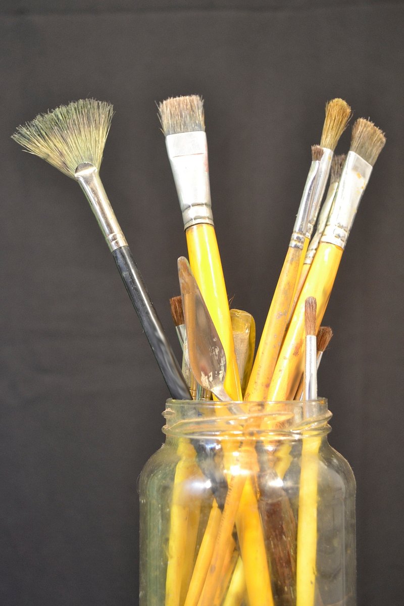7,700+ Paint Brushes In Cup Stock Photos, Pictures & Royalty-Free