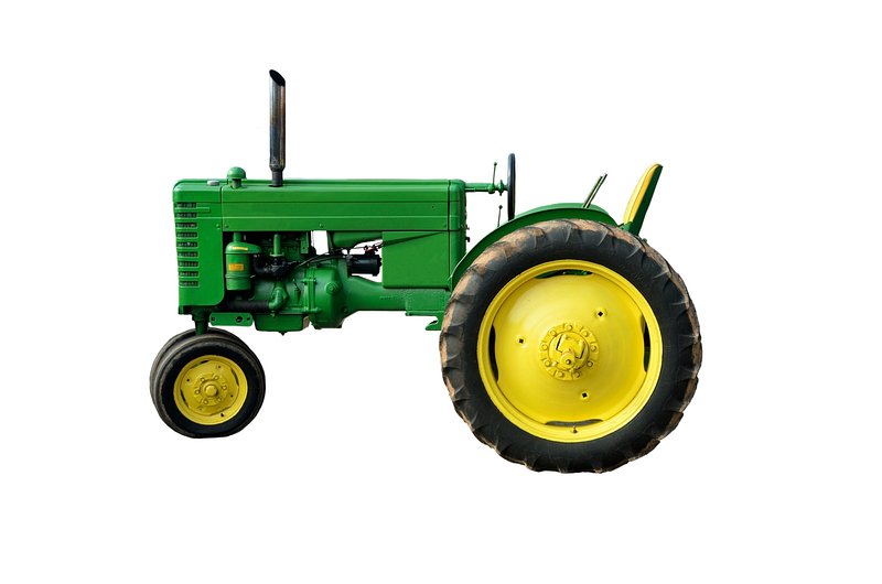 Green tractor illustration, John Deere Tractor, Tractor, car, agriculture,  vehicle png