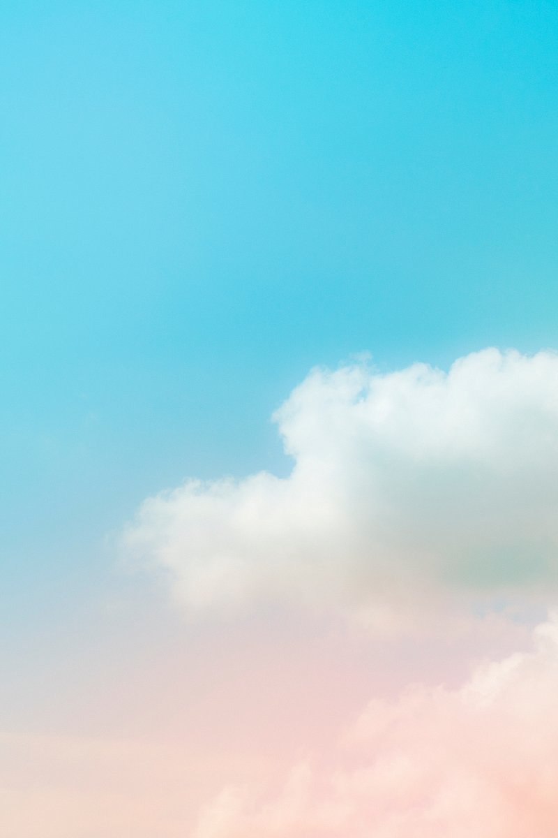 Pastel pink blue gradient sky | Premium Photo - rawpixel