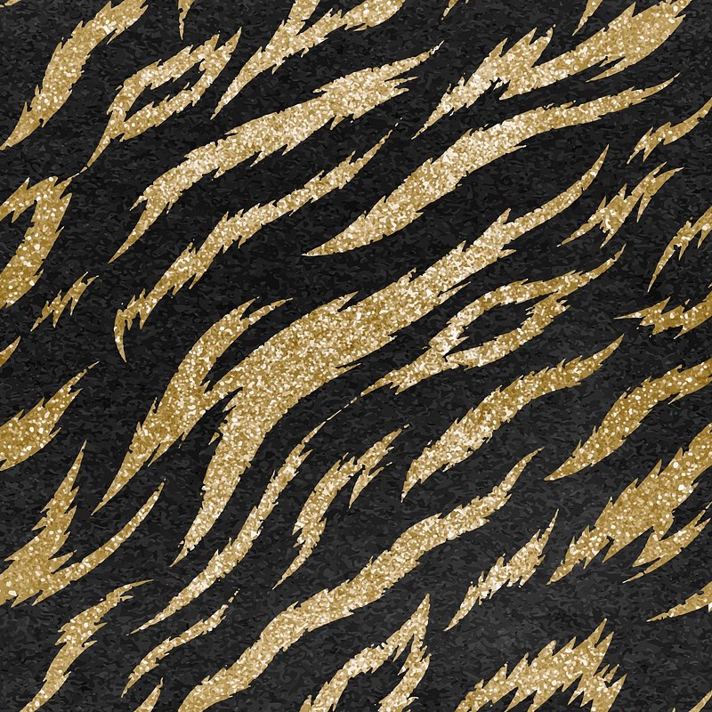 Tiger skin print pattern animal seamless Vector Image