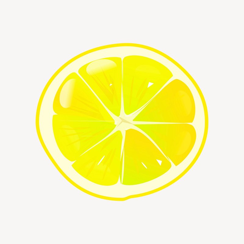 lemon wedge vector