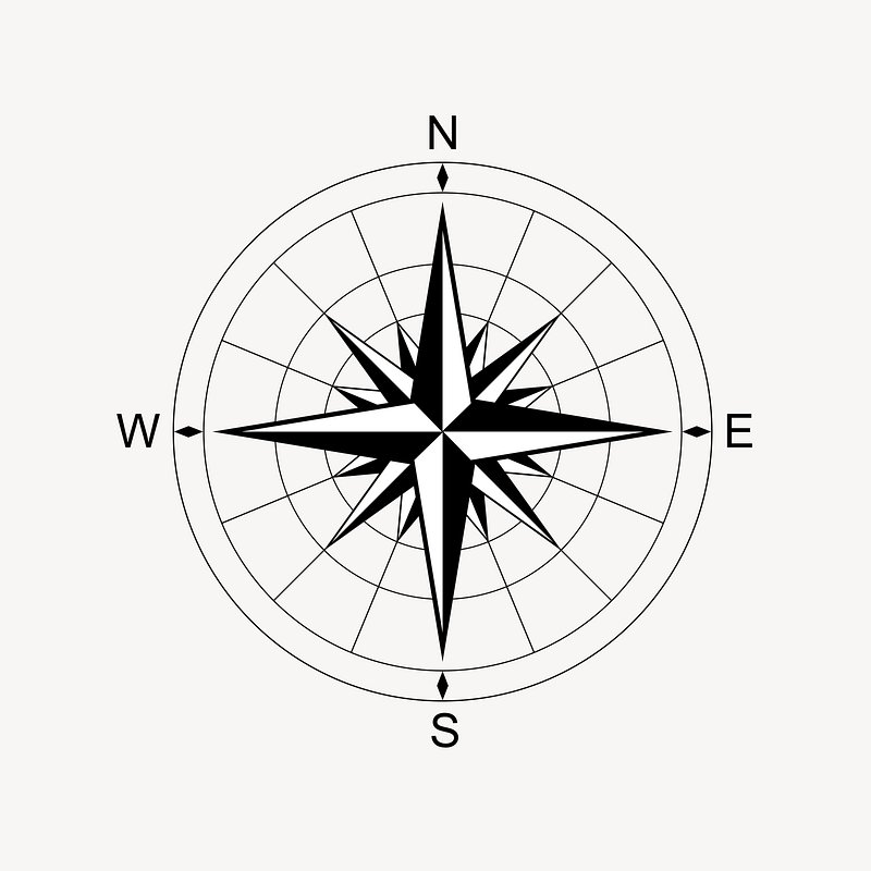 Opening Compass for Black and White