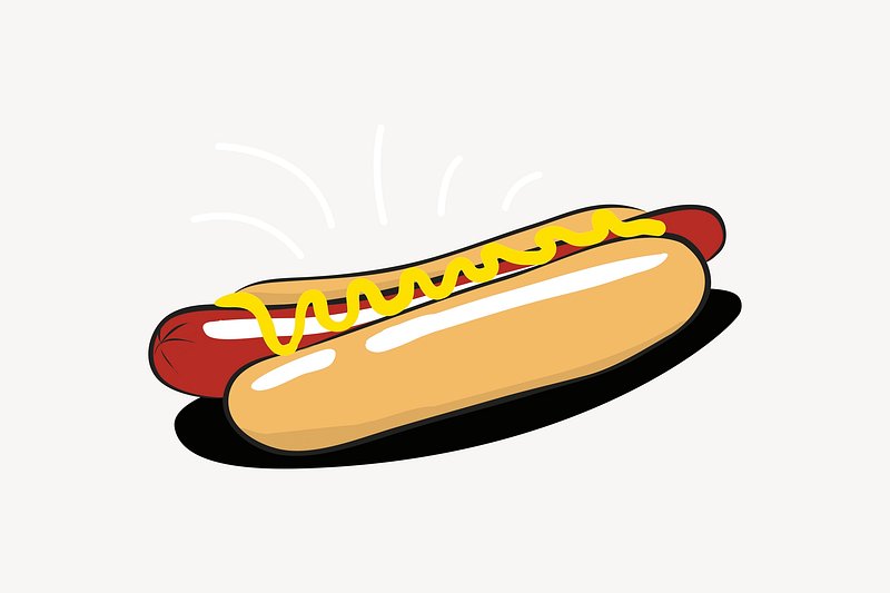 Hot Dog Cartoon at the Movies Stock Vector - Illustration of