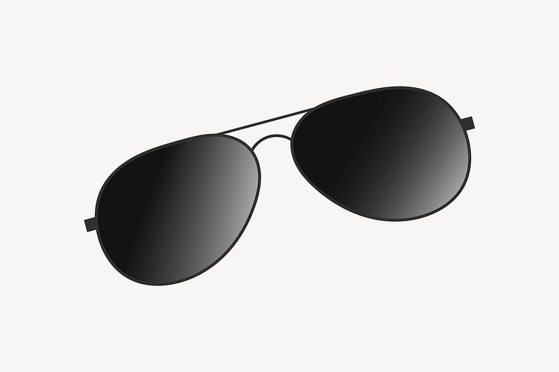 This Free Clipart Png Design Of Grey Sunglasses Clipart - Free Transparent  PNG Download - PNGkey